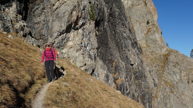 Abstieg von der Fuorcla Carl Alv ins Val Bever